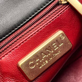 Chanel Quilted  Medium Flap Bag with Pearl-Embellished Chain