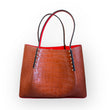 Christian Louboutin Cabarock Embossed Leather Tote