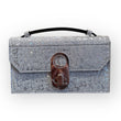 Christian Louboutin Glitter Patent Leather Top Handle Bag