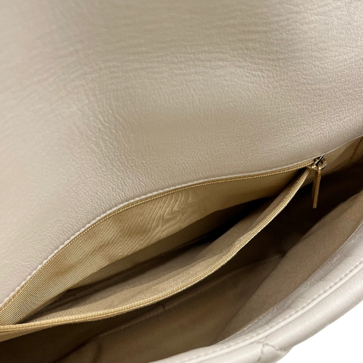 Chanel Lambskin Quilted Medium Chanel 19 Flap White