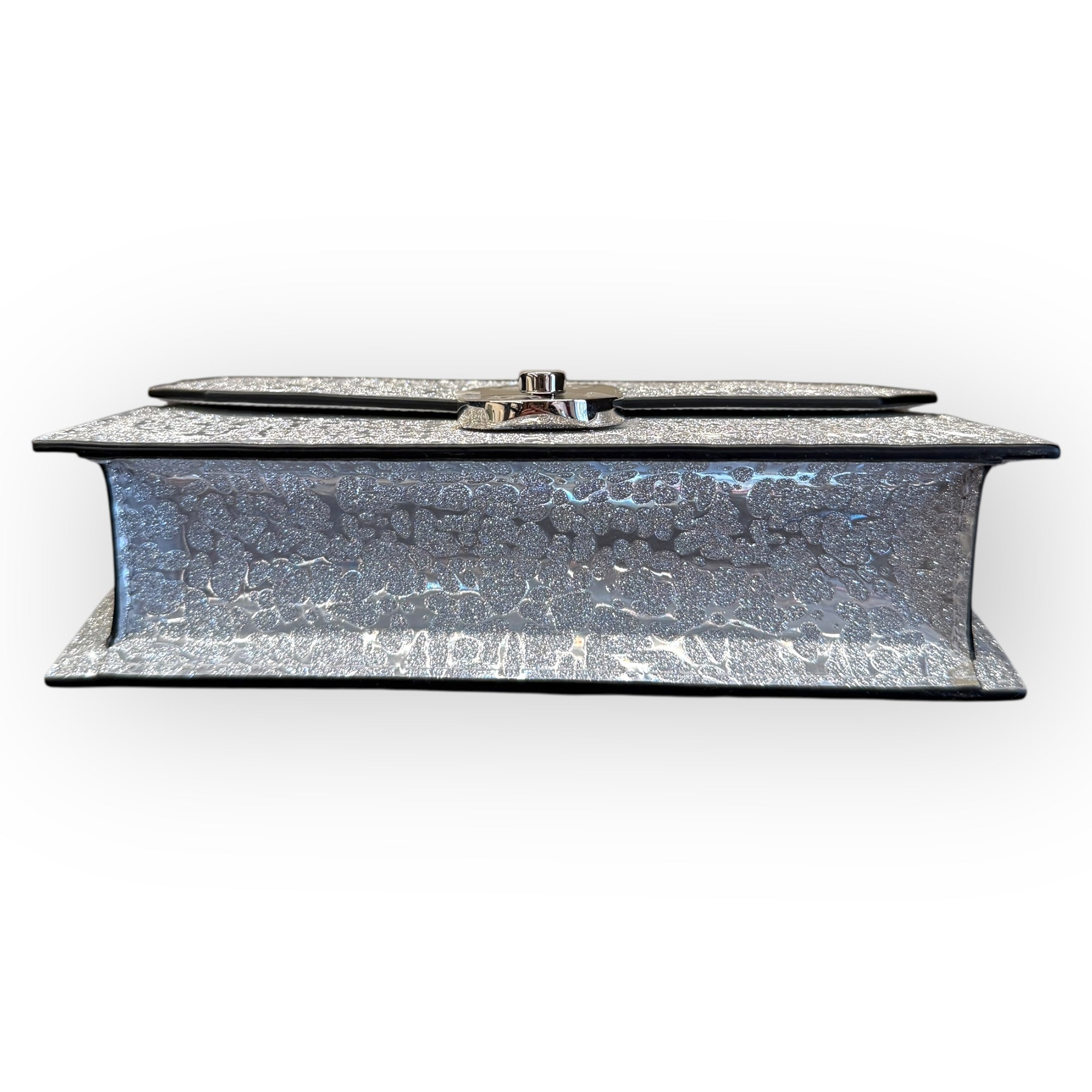 Christian Louboutin Glitter Patent Leather Top Handle Bag
