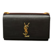 Saint Laurent Black Kate Medium Shoulder Bag