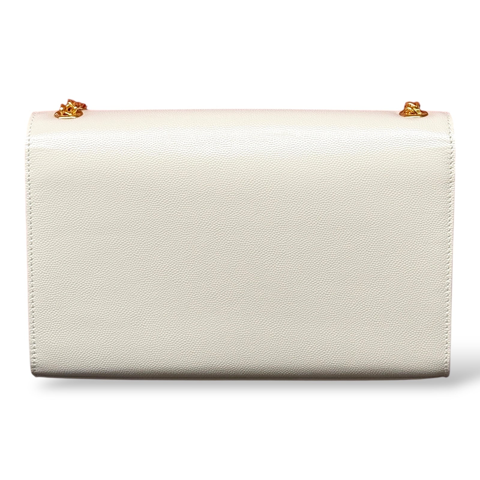 Saint Laurent White Kate Medium Shoulder Bag