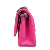 Chanel Pink Jumbo Classic Caviar Double Flap Bag