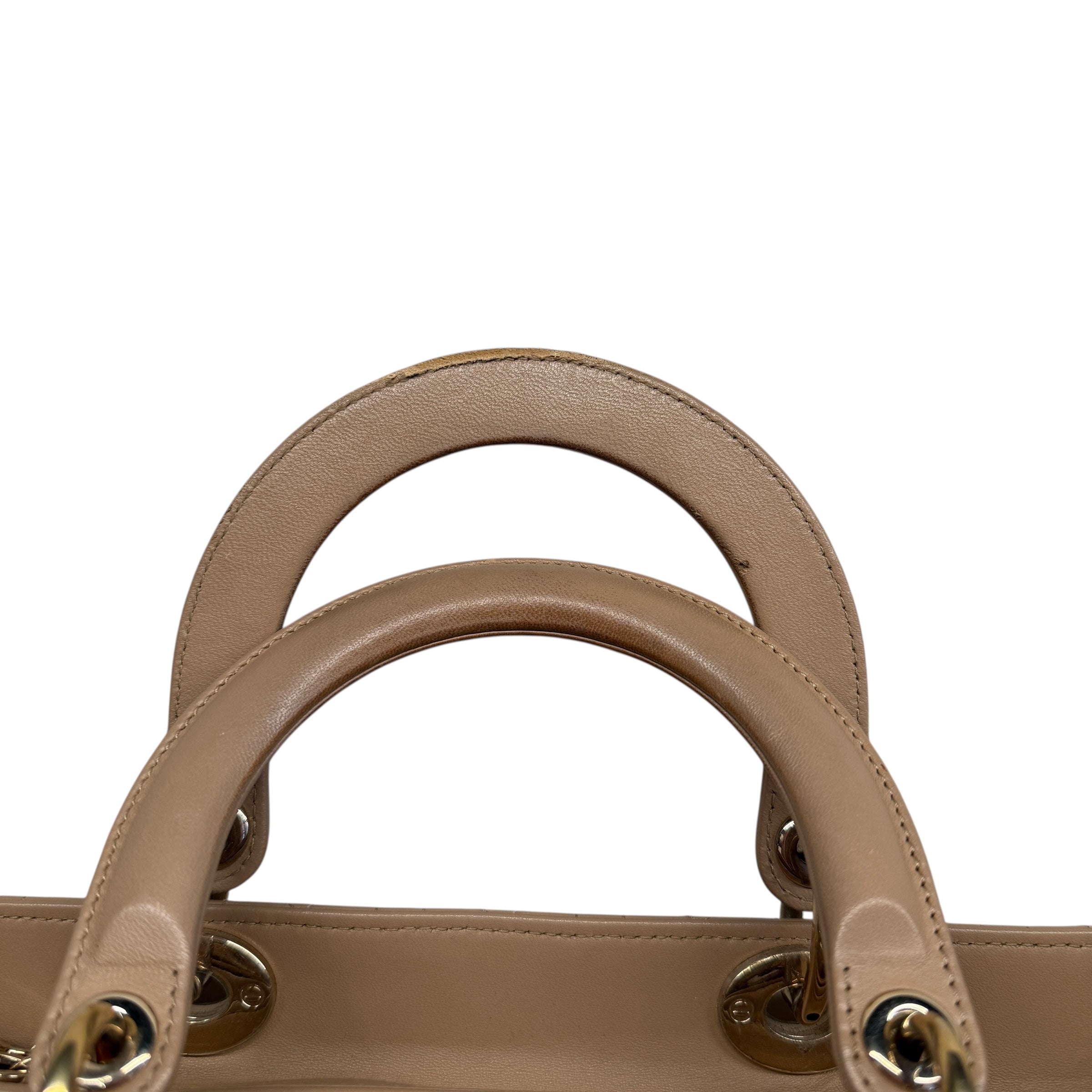 Dior Lady Dior Cannage Leather Tote Bag
