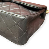 Chanel Quilted  Medium Flap Bag with Pearl-Embellished Chain