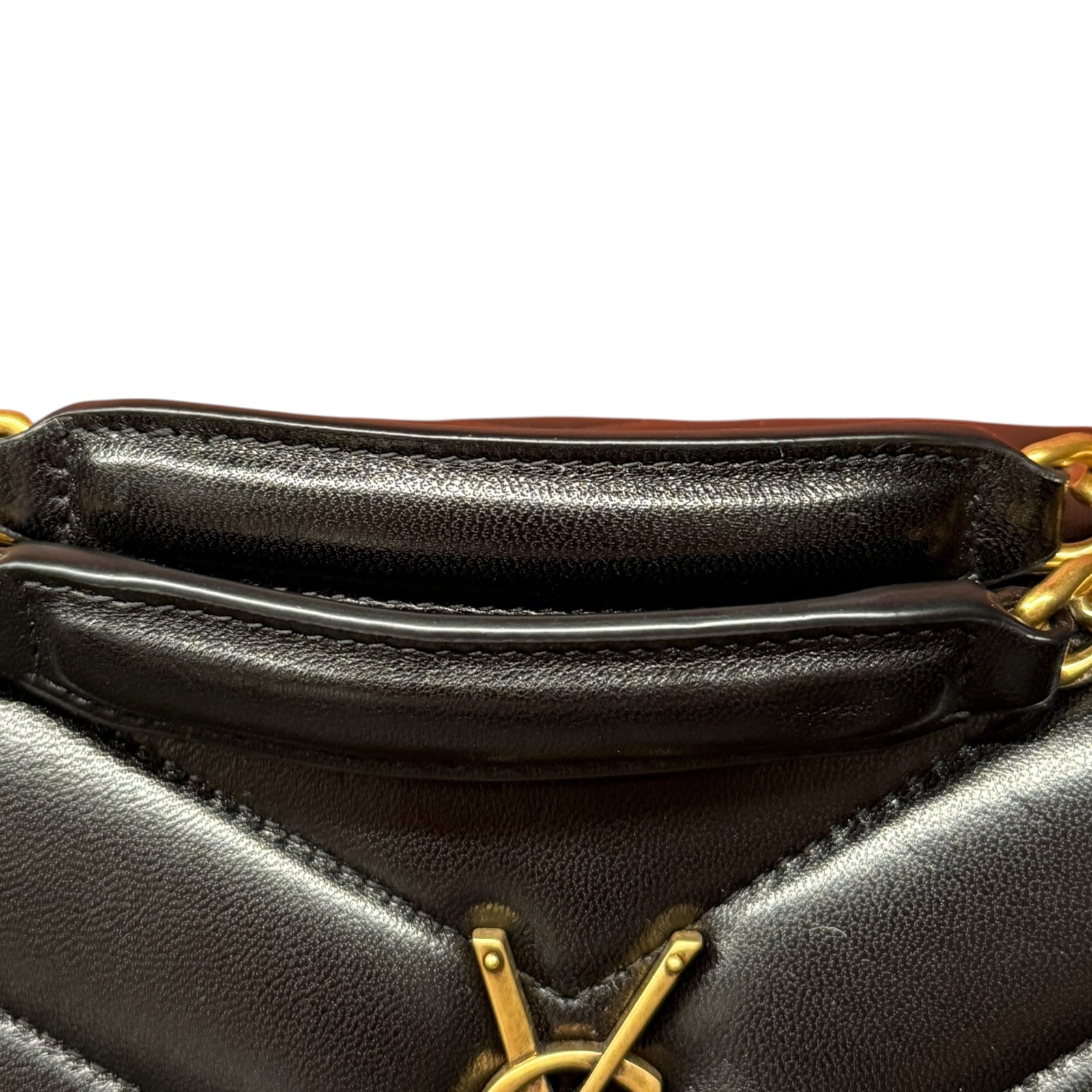 Saint Laurent LouLou Small Chevron-Quilted Bag