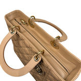 Dior Lady Dior Cannage Leather Tote Bag